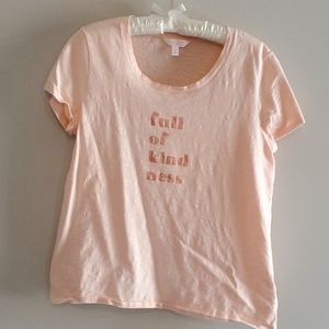 Lauren Conrad Pink Full of Kindness Tee